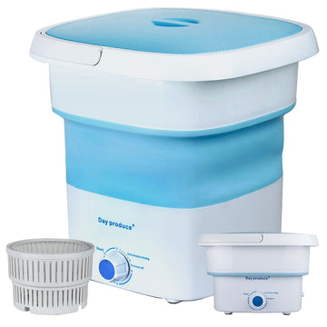 Foldable Mini Washing Machine With Dryer – Compact & Travel-Friendly